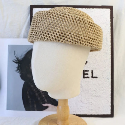 2026 New Summer Mesh Hollow Crochet Berets Women