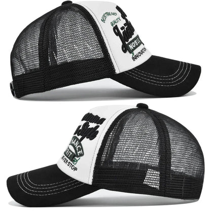 Outdoor Letter Three-Dimensional Embroidered Cotton Baseball Cap