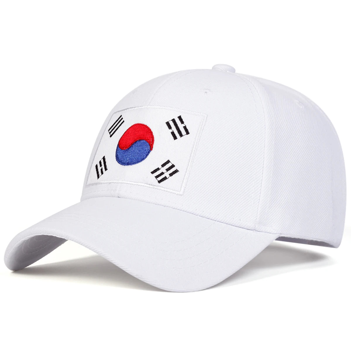 Unisex Korean Flag Embroidery Baseball Caps Spring Autumn