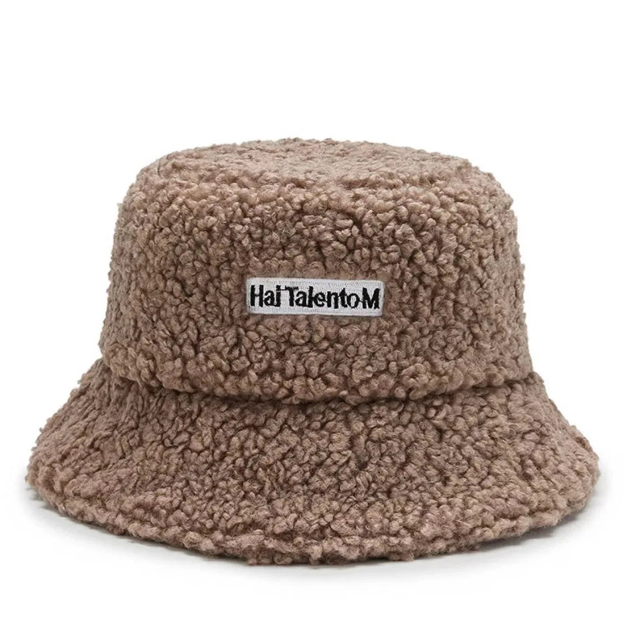 Lambswool Unisex Bucket Hats For Women Men Winter