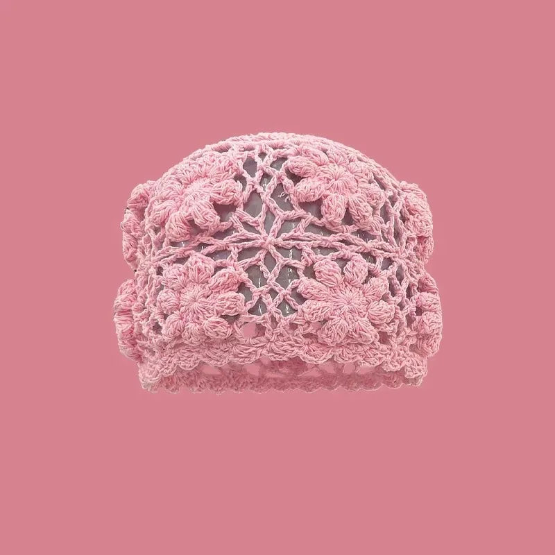 Women's Hats Y2k Caps Haze Blue Pile Pile Cap Sweet Cool Cap