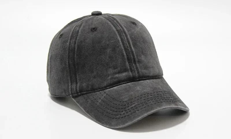 Baseball Cap Washed Daddy Hat Outdoor Cap Sand Washed Old Cowboy Hat Soft Top Sun Hat Embroidery