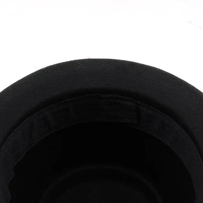 Pork Pie Hat Billycock Felt Small Brim Bowler Hat