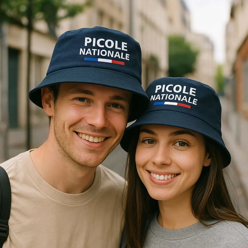 Summer Picole Nationale Bob Man Reversible Bucket Hat Women Cotton Fisherman Cap