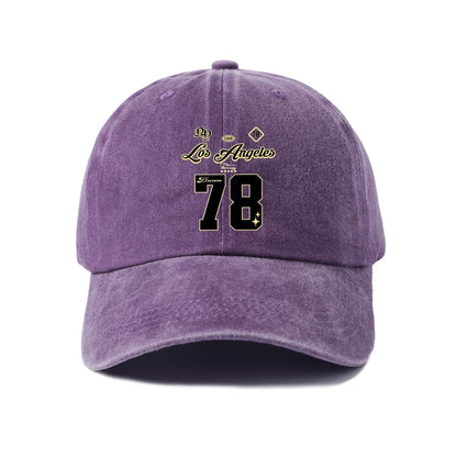 Los Angeles Number 78 Graphic Baseball Cap