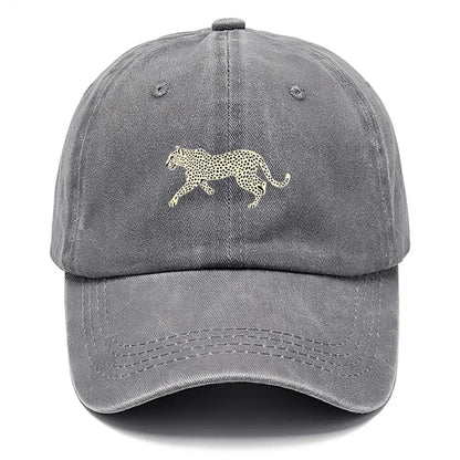 Cheetah-Style Printed Baseball Cap, Men Fashion Hat
