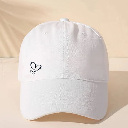 1 Piece of Love-themed Printed Baseball Cap A Fashionable Hat Suitable for Both Men and Women
