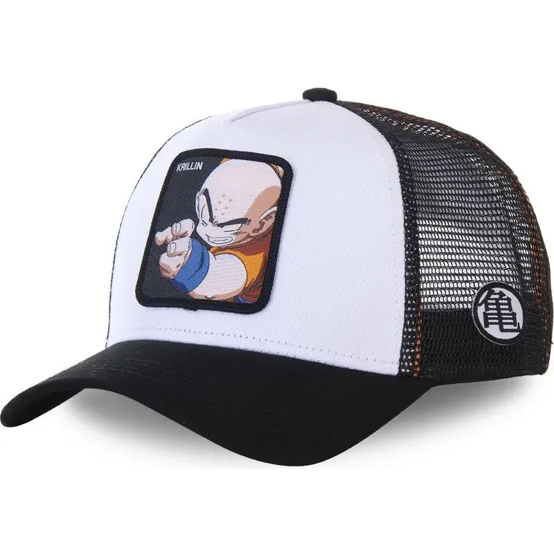 Dragon Ball Son Goku Cap Summer Travel Peaked Cap Men's Embroidery Hip-Hop Cap
