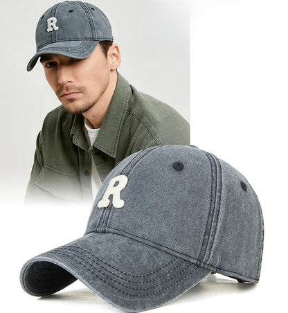Spring High Quality Soft Top Cotton Large Baseball Hat Ladies Plus Size Sun Cap Man