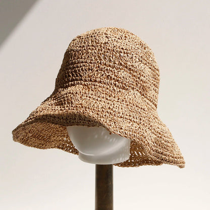 2026 Handmade High Quality Fashion Stripe Sun Hat