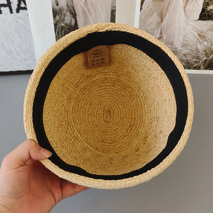 100% Handmade Raffia Grass Fascinator Sun Hats Women