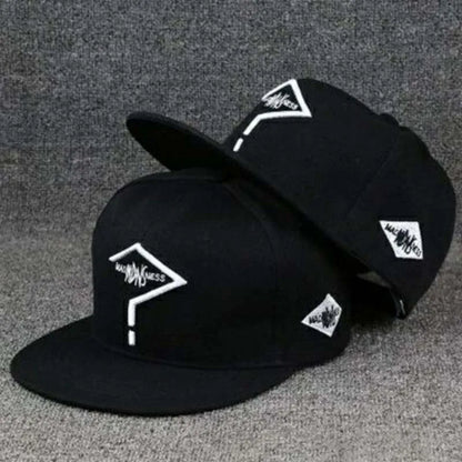 Men's Letter Embroidery Tide All-Match Flat Brim Baseball Cap Ladies Summer