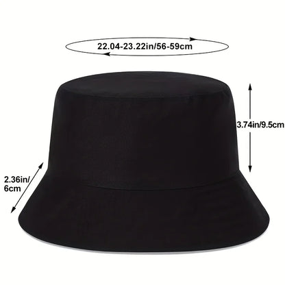 Fashion Bucket Hat Artificial Leather Windproof Warm Cap