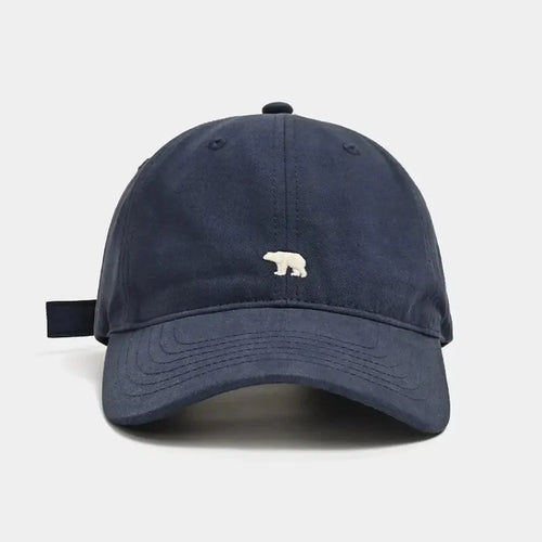 Cartoon Polar Bear Embroidery Baseball Cap For Women Men