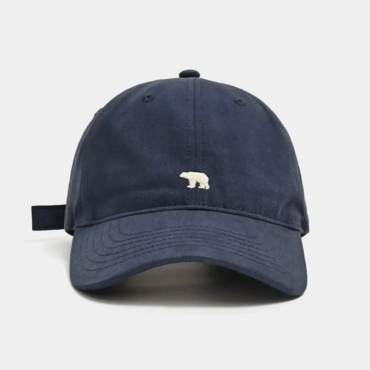 Cartoon Polar Bear Embroidery Baseball Cap For Women Men