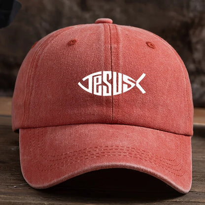 Fishbone Printed Baseball Cap, Fashionable and Versatile, Hip-Hop, Men's and Women's