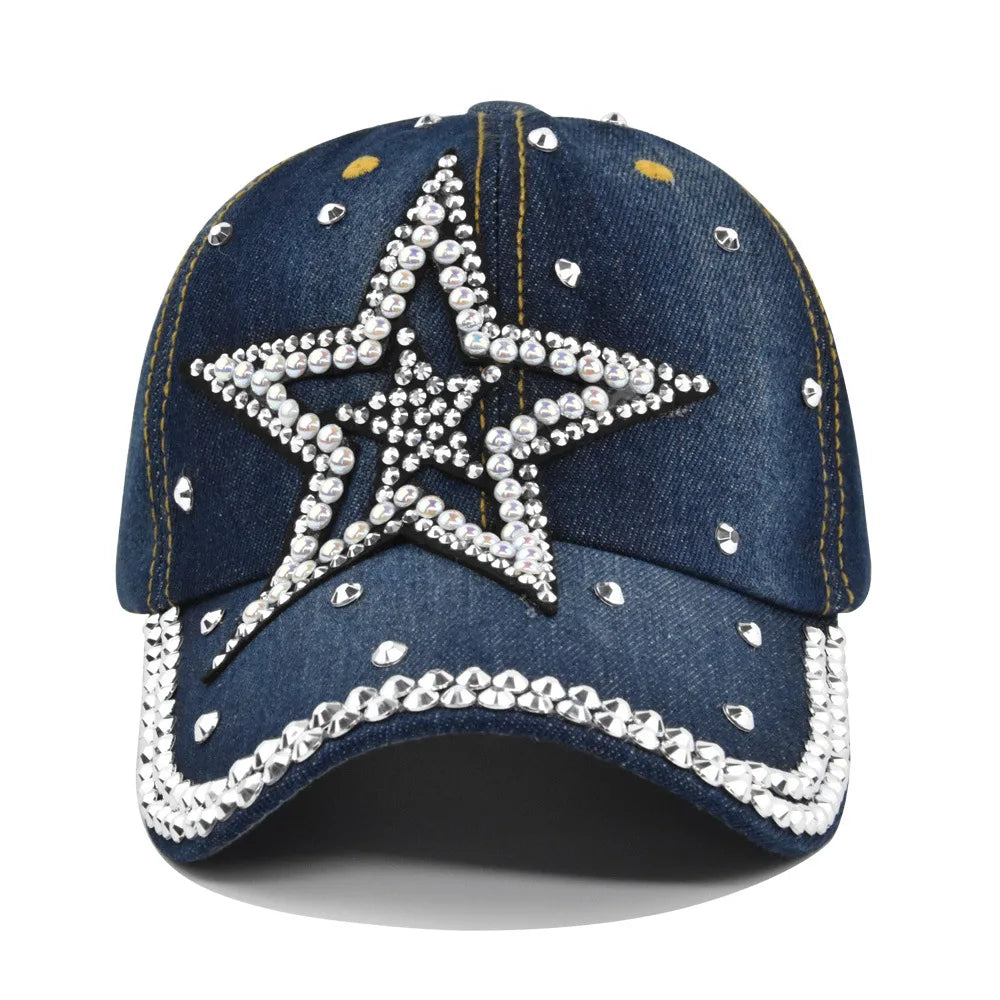 Diamond-Encrusted Baseball Cap