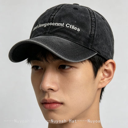 New Men Women Simple Letter Embroidery Baseball Hats