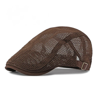 Summer Hollow Mesh Beret Breathable Sun Hat
