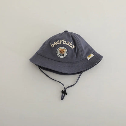 Autumn Cute Boys Fisherman Hat Girls Super Cute Cartoon Bear