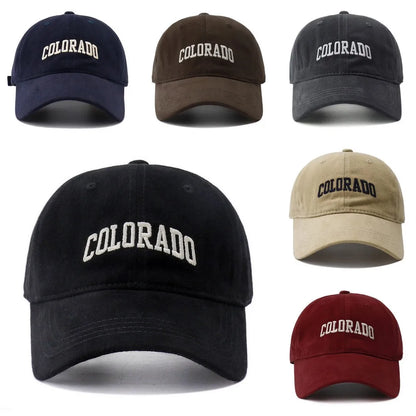 New Colorado Letter Embroidered Baseball Hat