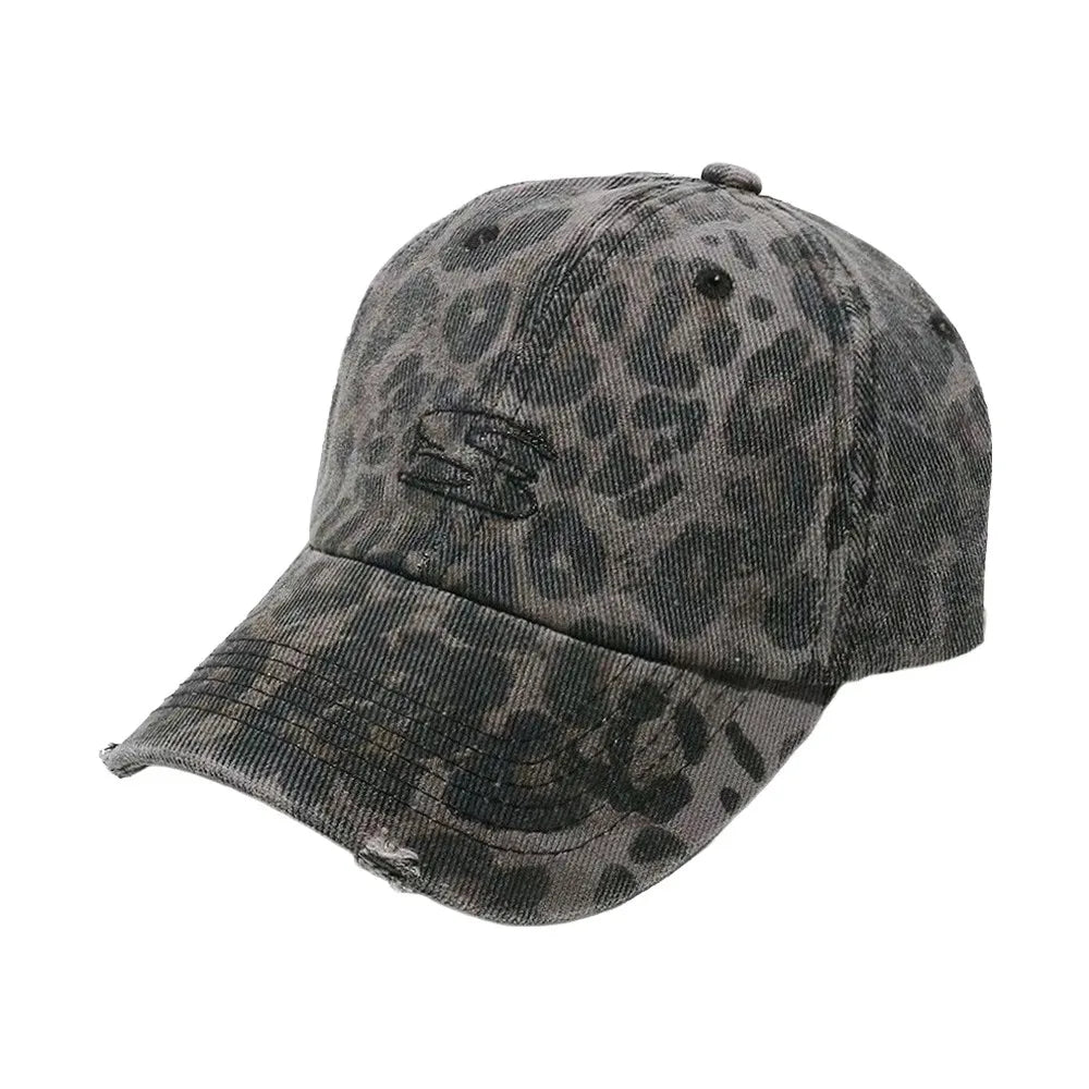 Fashion Accessory Retro Leopard Print Hat Adjustable