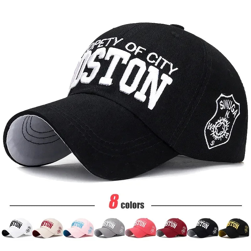 Soft Top Sports Baseball Cap Cotton 3D Embroidery Unisex Baseball Cap