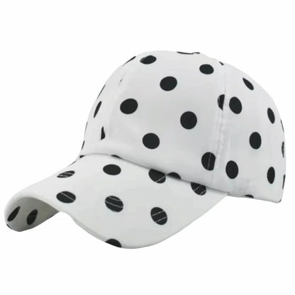 Soft-top Polka Dot Baseball Cap