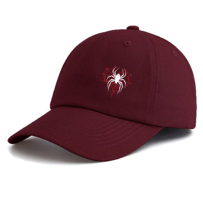1pc Spider Print Baseball Cap for Adults