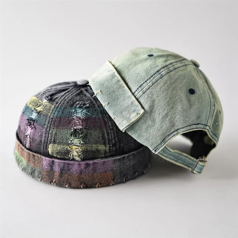 2026 Spring/Summer Unique Rainbow Striped Landlord Hats