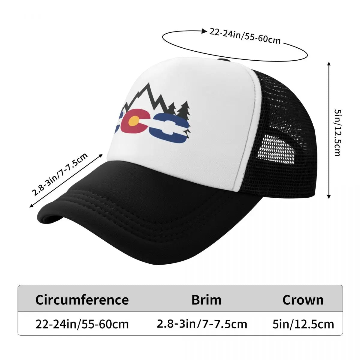 Colorado 303 Baseball Cap Hat Man Women Men's