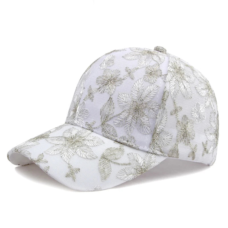 New Lace Hat Women's Thin Breathable Baseball Hats