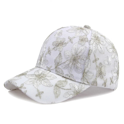 New Lace Hat Women's Thin Breathable Baseball Hats