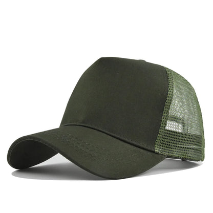 New Autumn Solid Mesh Patchwork Women Men Baseball Cap