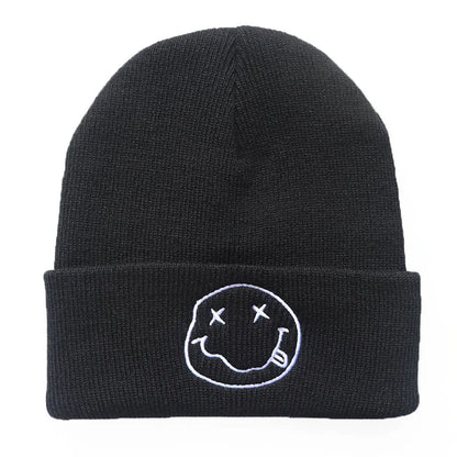 Winter Women Men's Caps Embroidered Knitted Hat Cycling Caps Warm Knitted Hats