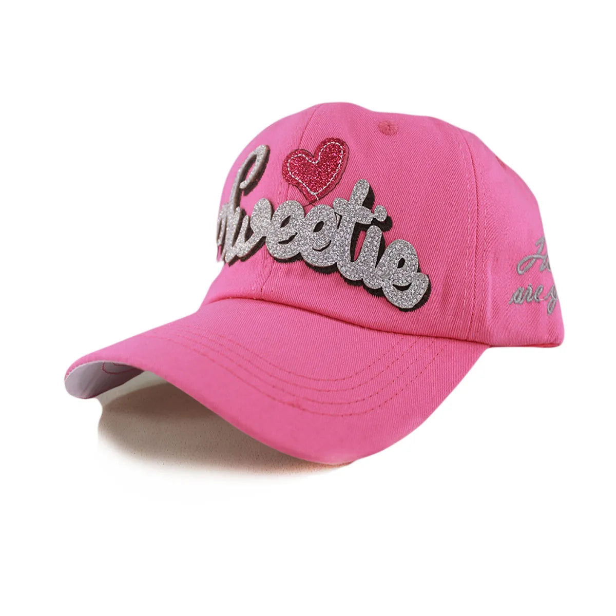 Adult Women's Summer Fashion Sunscreen Snapback Baseball Cap Outdoor Sport Letter Embroidery Hat