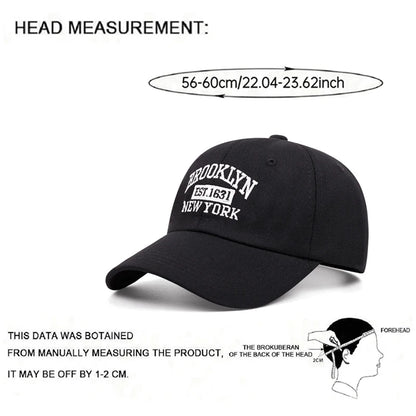 Creative Skateboard Hat Brooklyn 1631 Embroidered Soft Top Baseball Hat
