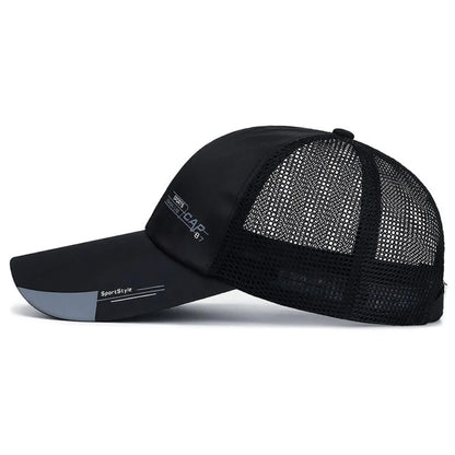 Casual Wide Brim Mesh Baseball Cap Breathable Adjustable
