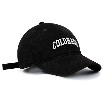 Unisex Colorado Letter Embroidery Baseball Caps Spring Autumn