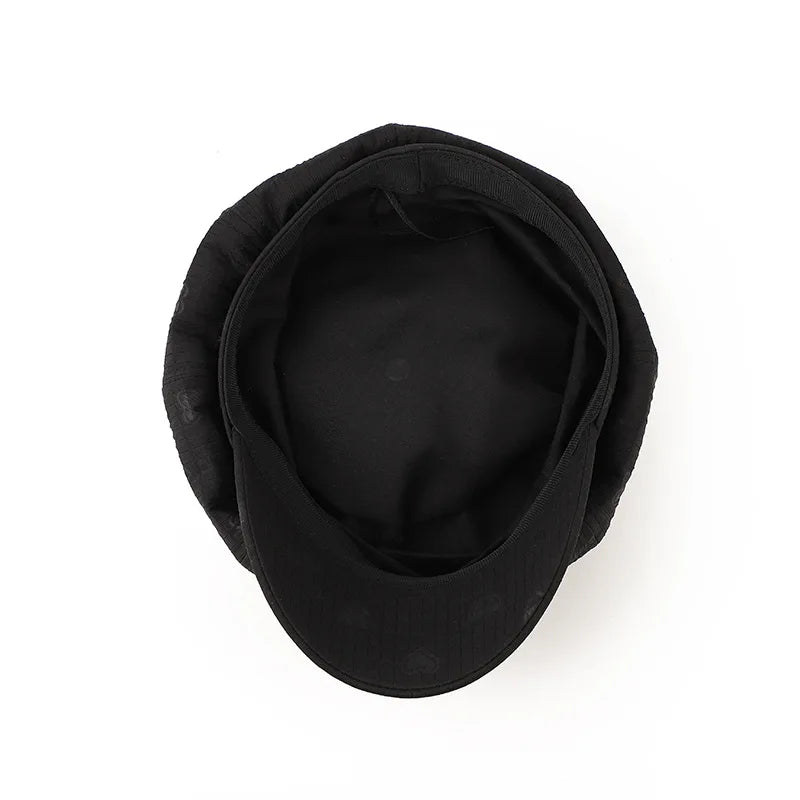 Vintage Newsboy Cap Women Octagonal Beret Hat