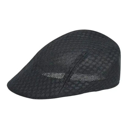 Spring Summer Men Mesh Beret Hats Breathable Berets Caps For Women Touring Cap