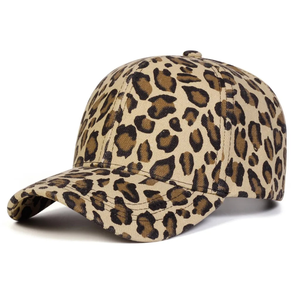 Unisex Visors Leopard Print Baseball Caps