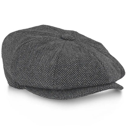 2023 Retro Newsboy Caps Men Octagonal Hats