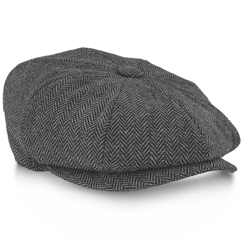 Retro Newsboy Caps Men Octagonal Hats