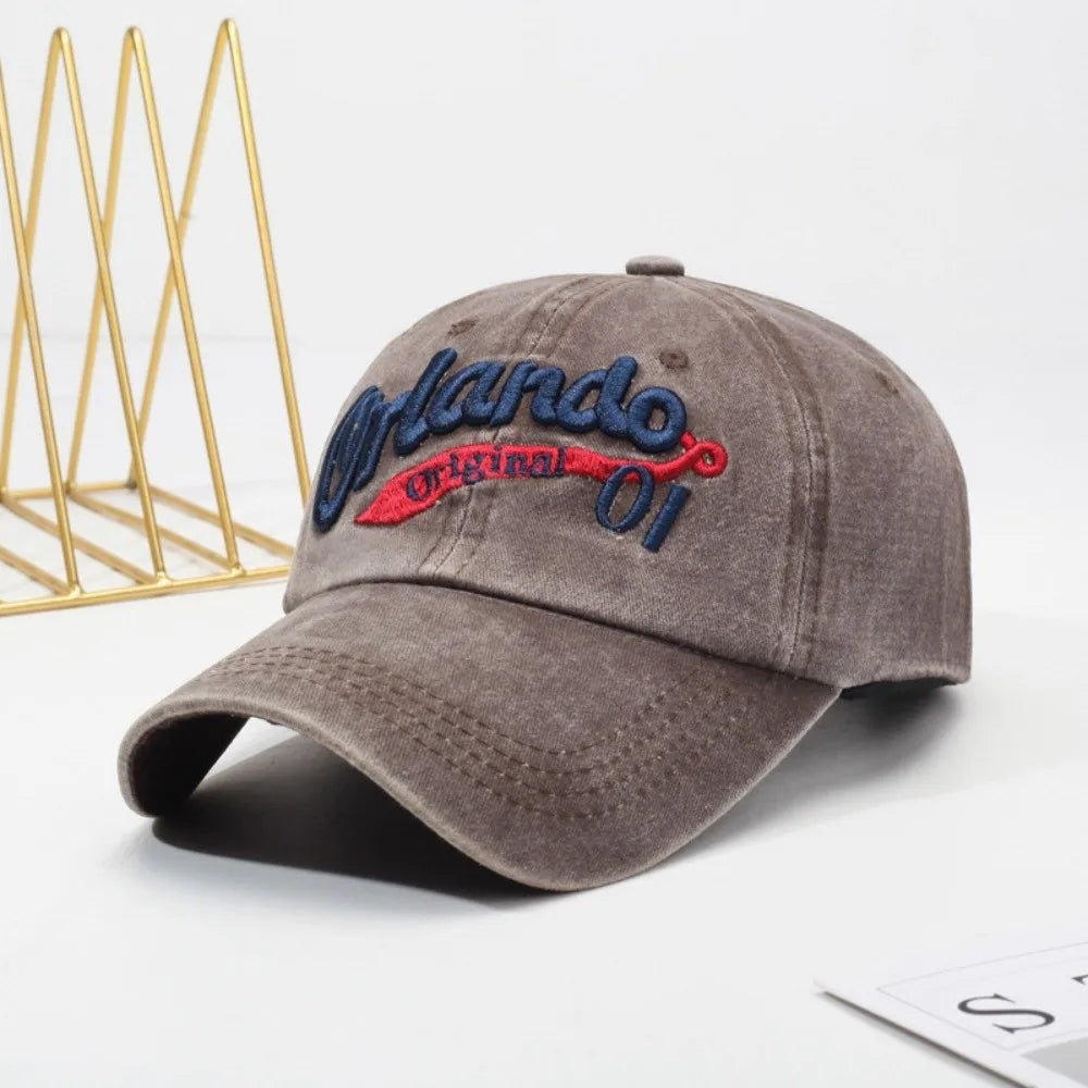 Adjustable Strap Washed Baseball Cap