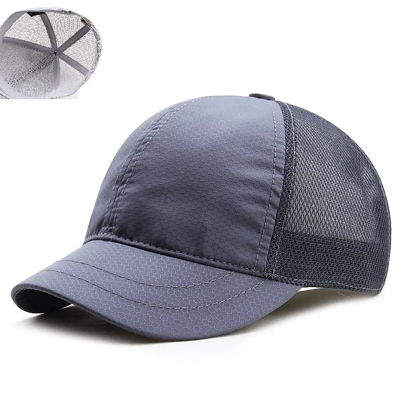 Men's Short Brim Baseball Cap Casual Solid Corduroy Soft Top Cap