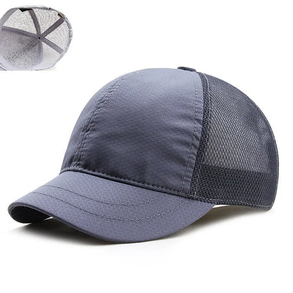 Men's Short Brim Baseball Cap Casual Solid Corduroy Soft Top Cap
