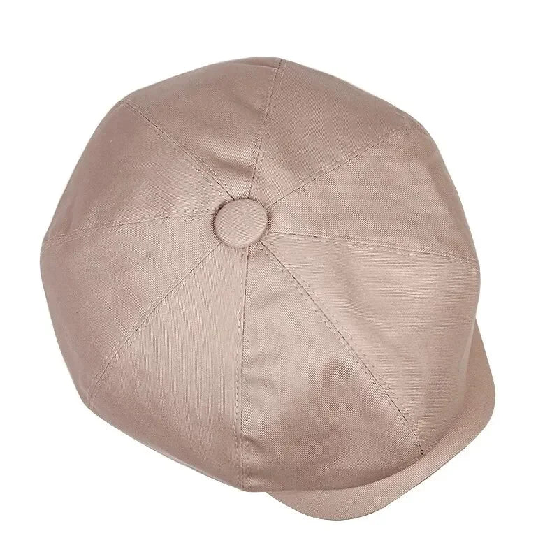 Men Retro Newsboy Caps Stitching Berets Cap