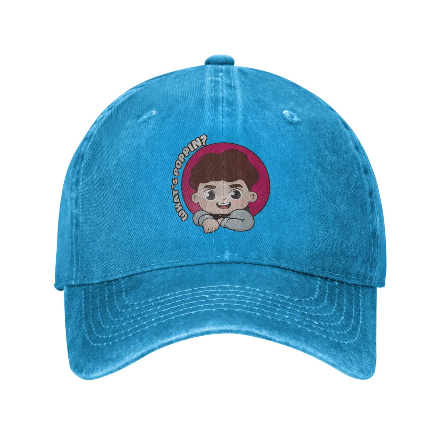 Denim Fabric Cap Casual Baseball Caps Adjustable Hat