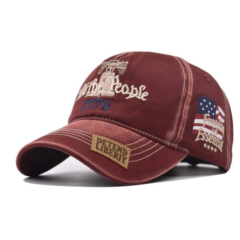 Men Women Cotton Embroidered Letter Printed Baseball Cap